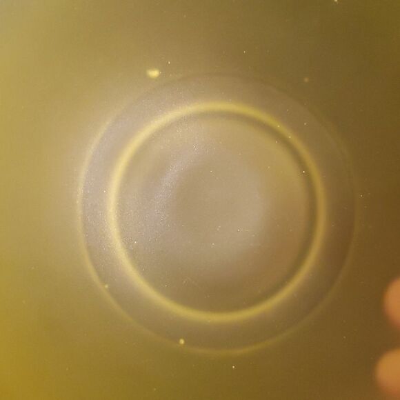 Antique Vtg Tiffin Vaseline "Uranium Glass" Bowl and Candlesticks, circa 1920s - Picture 11 of 12